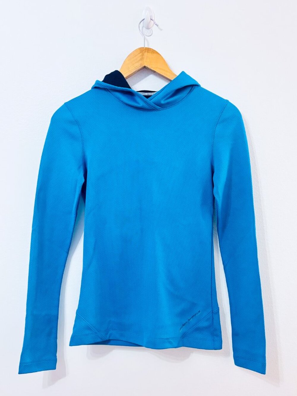 UNDER‎ ARMOUR Turquoise Lightweight Stretch Pullover Athletic Hoodie X-Small